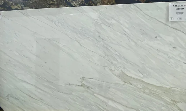 Calacatta Cremo slab
